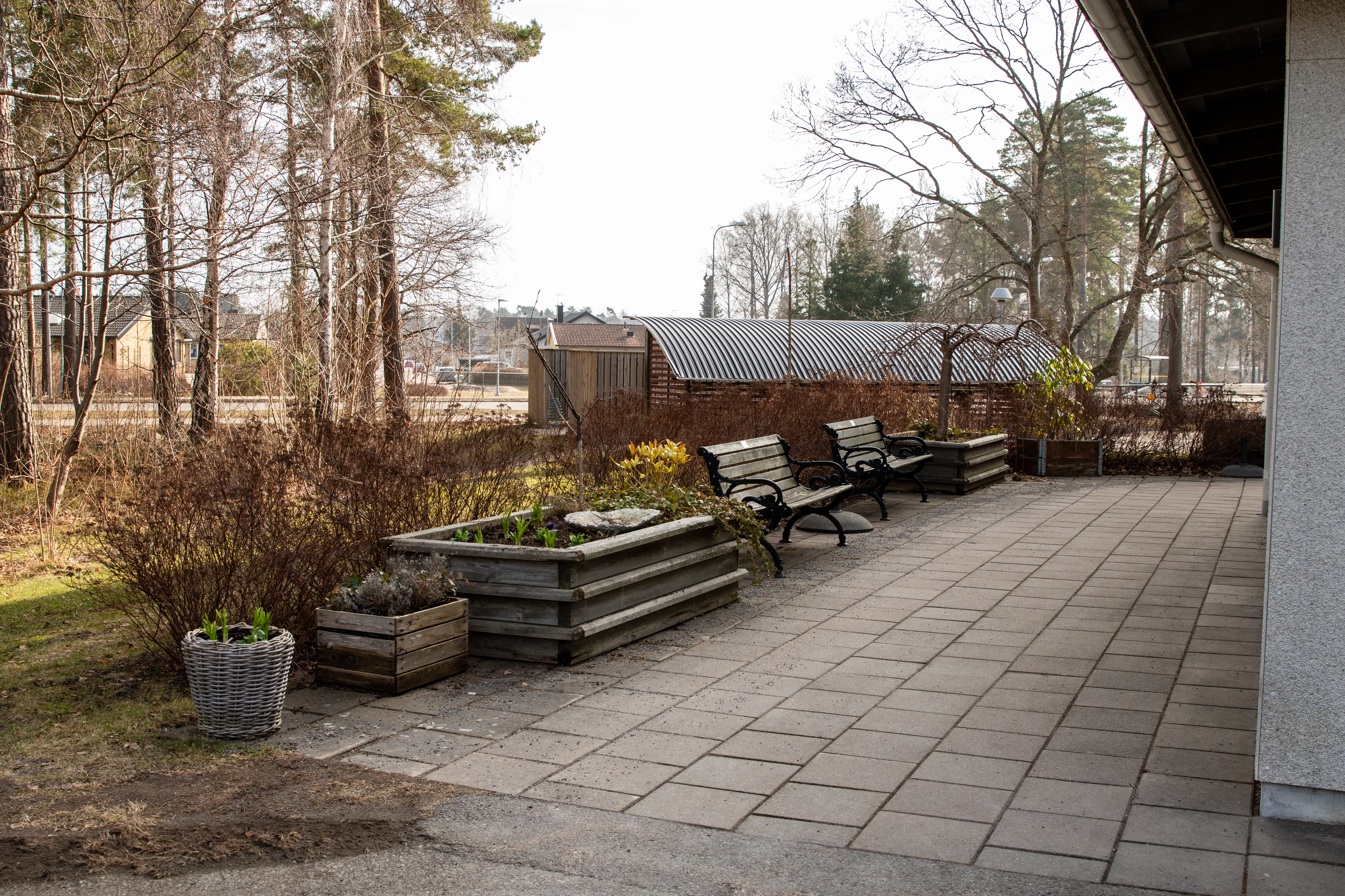 Gården utanför Vapengränd.