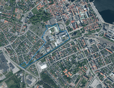 Detaljplan för kvarteret Läkaren 9, 11 med flera (Västerviks sjukhus)