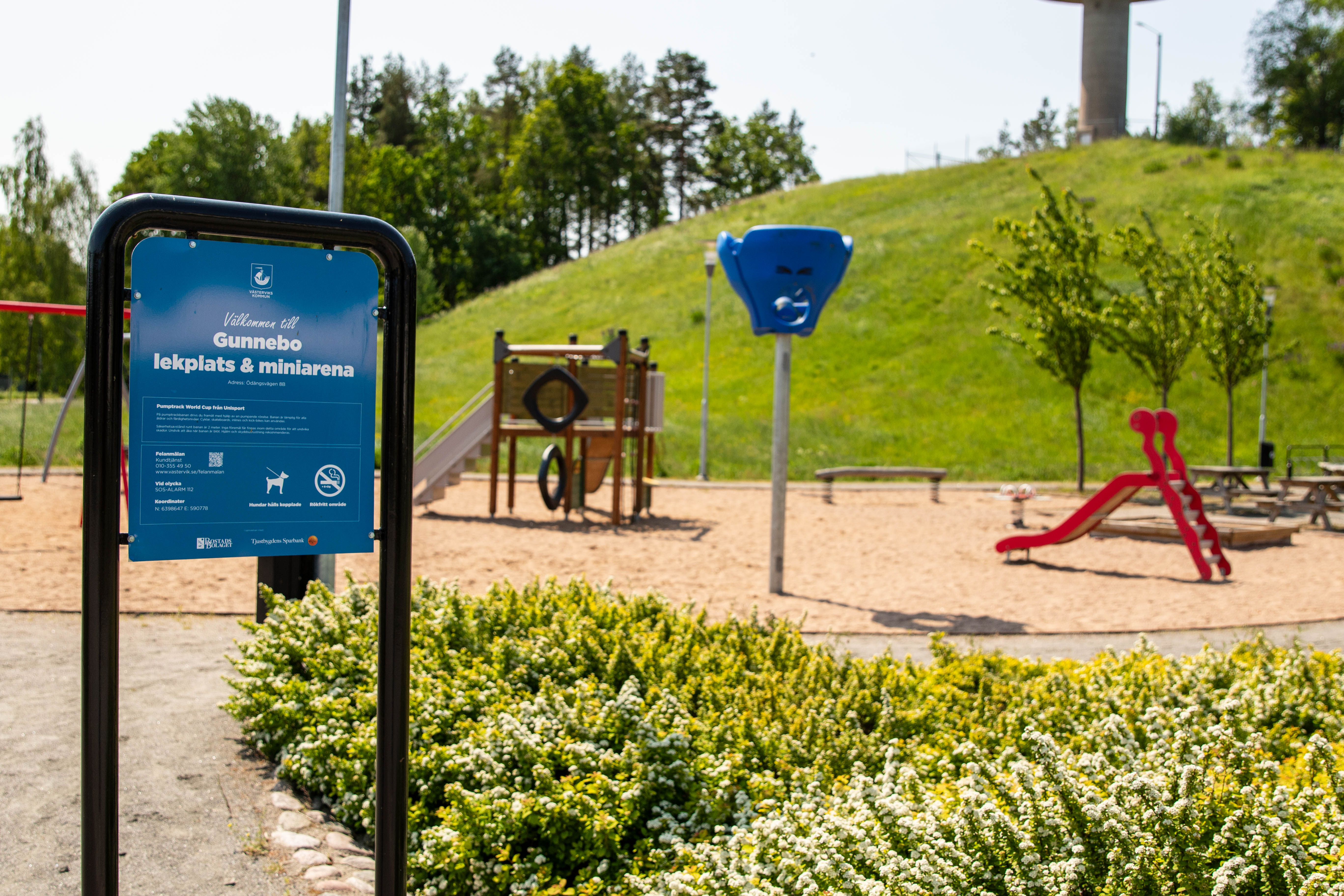 Lekplatsen i Gunnebo.
