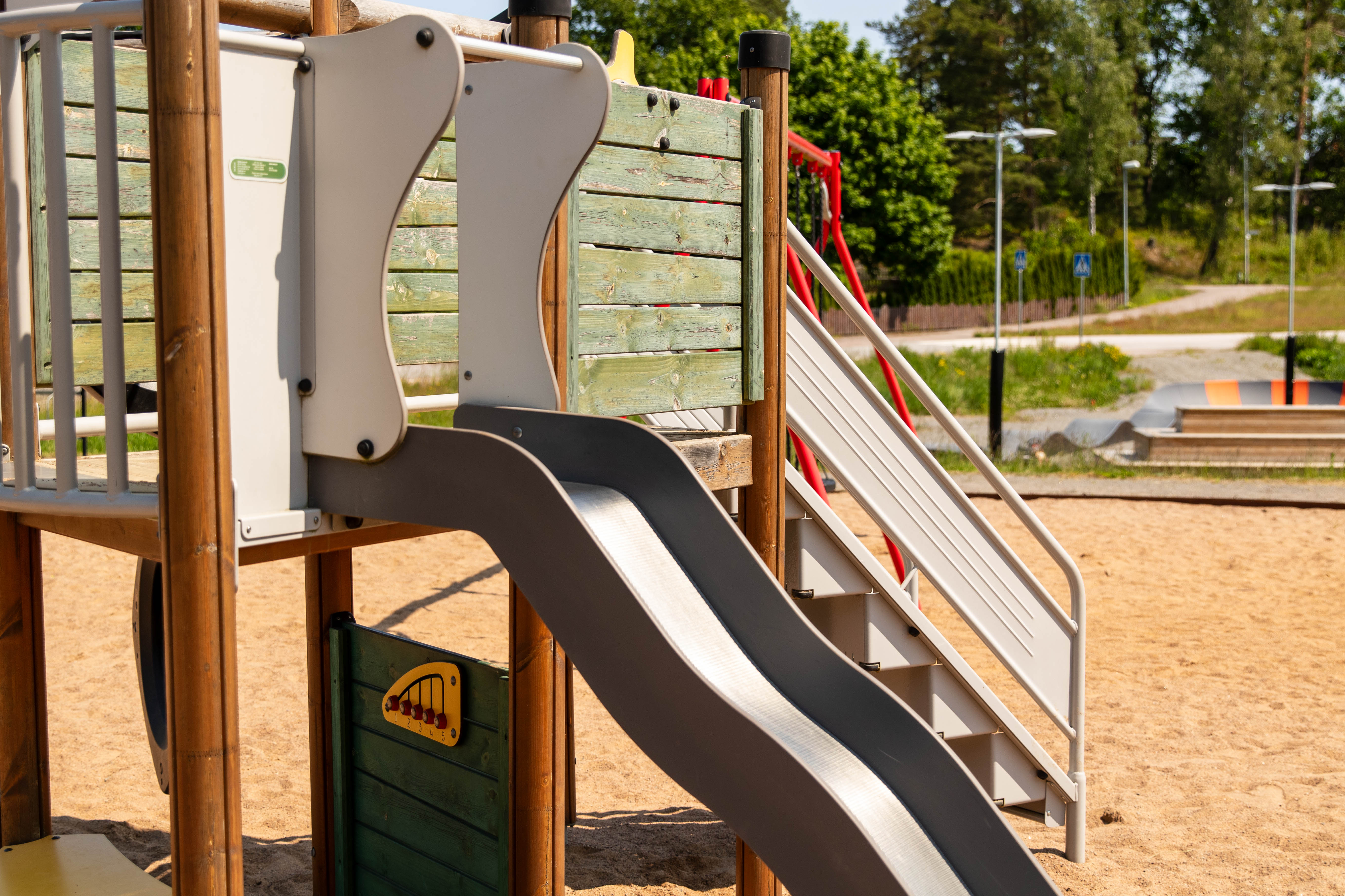 Lekplatsen i Gunnebo.