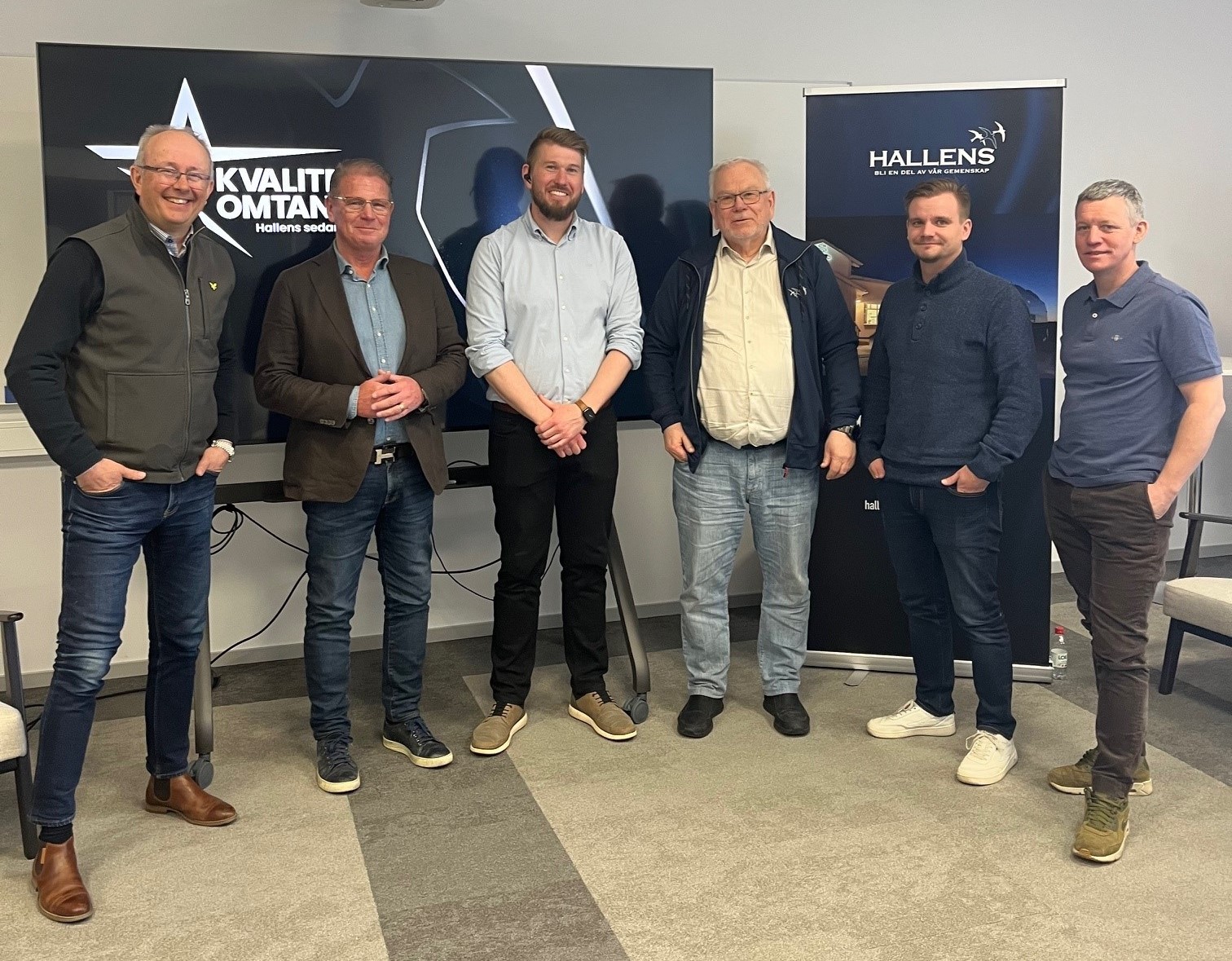 Företagsbesök på Hallens Gruppen AB. 