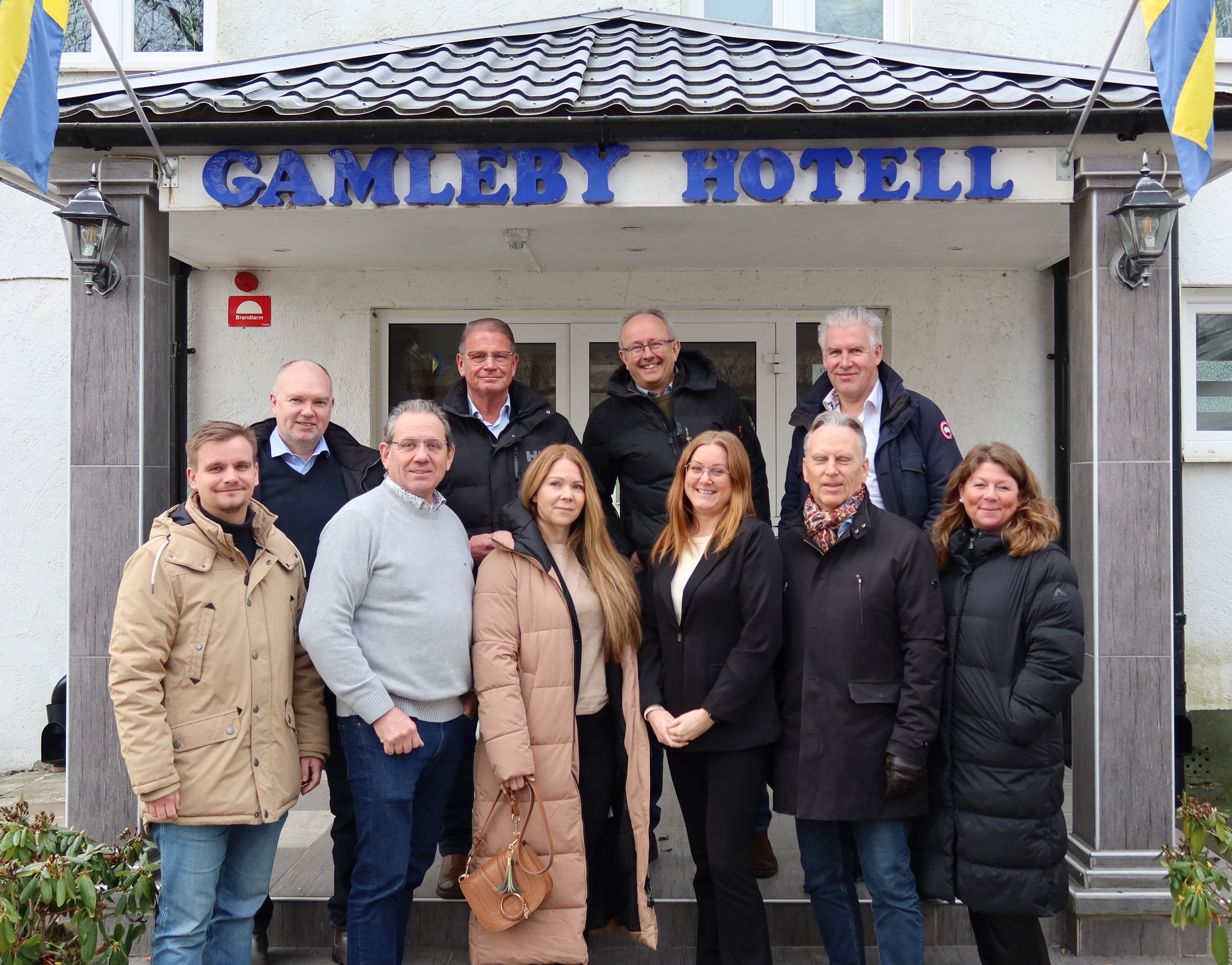 Företagsbesök på KustCamp Gamleby. 