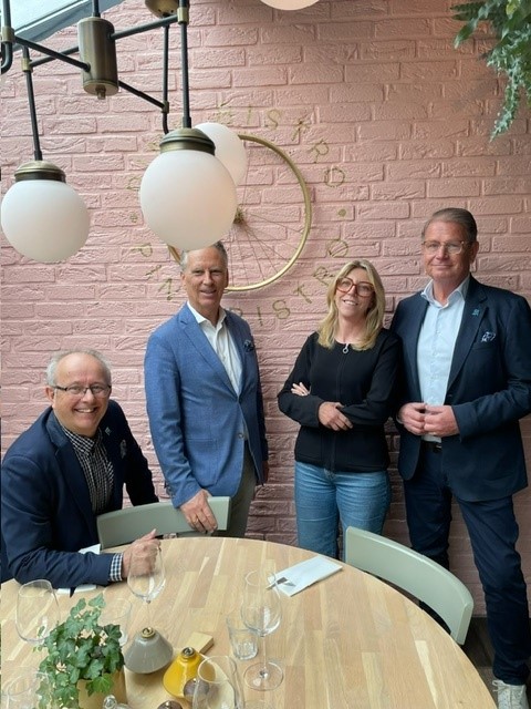 Företagsbesök på Pink Bistro i Västervik. 