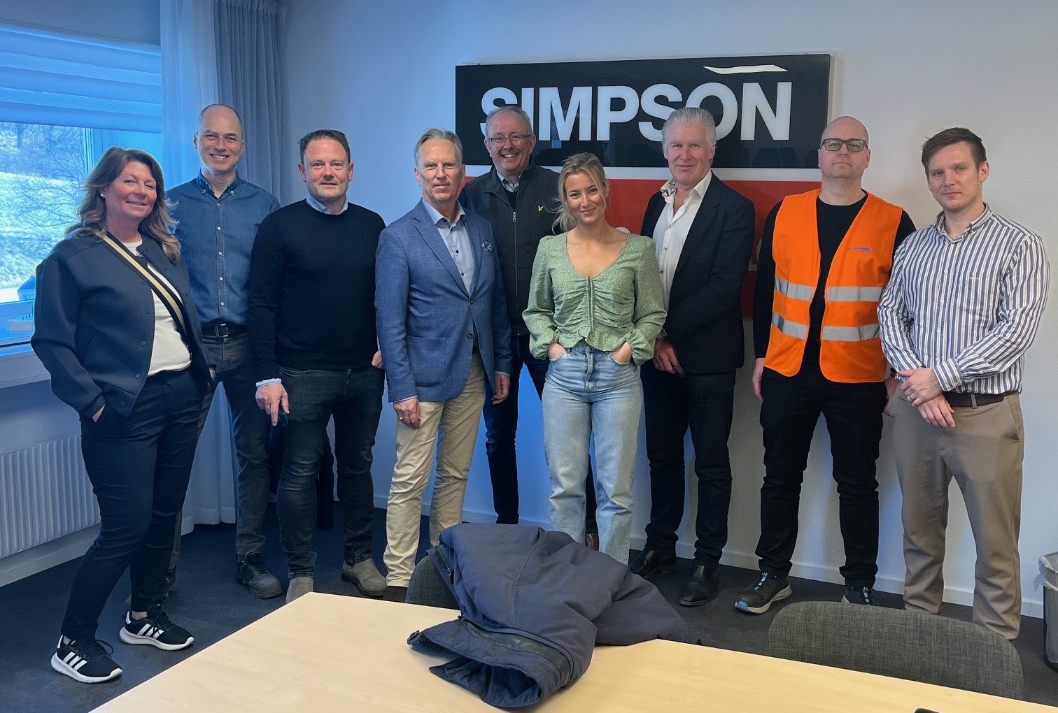 Företagsbesök på Simpson Strong Tie i Gunnebo. 