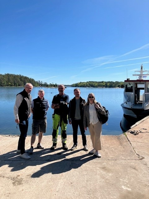 Företagsbesök på Smågö Service AB. 