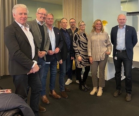 Företagsbesök på Svensk Fastighetsförmedling. 