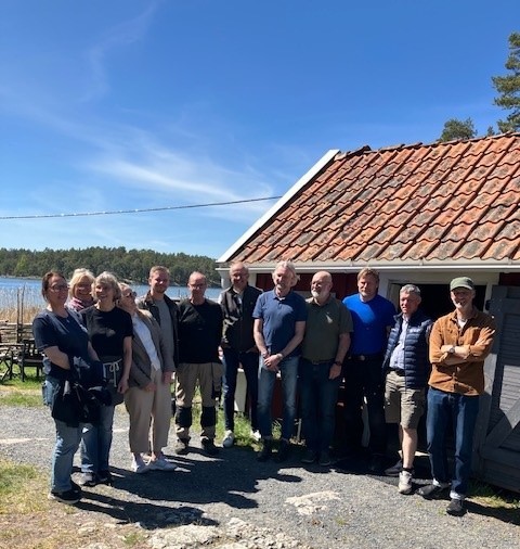 Företagsbesök med flera verksamheter på Hasselö. 