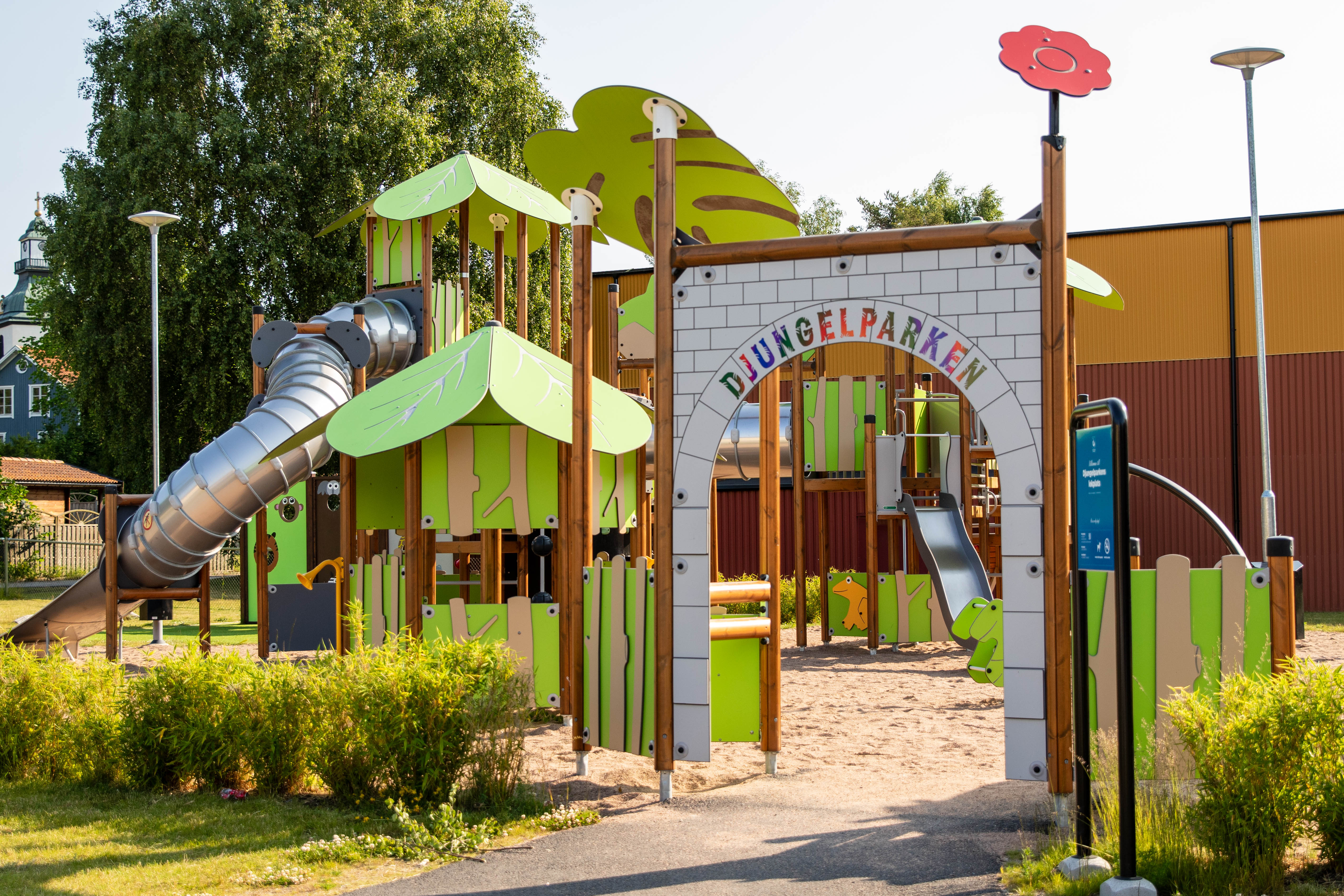 Lekplatsen i Loftahammar.