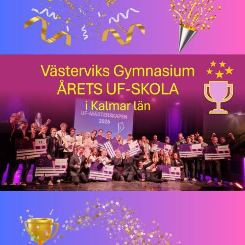 bild från prisutdelningen på UF mässa i Klamar.