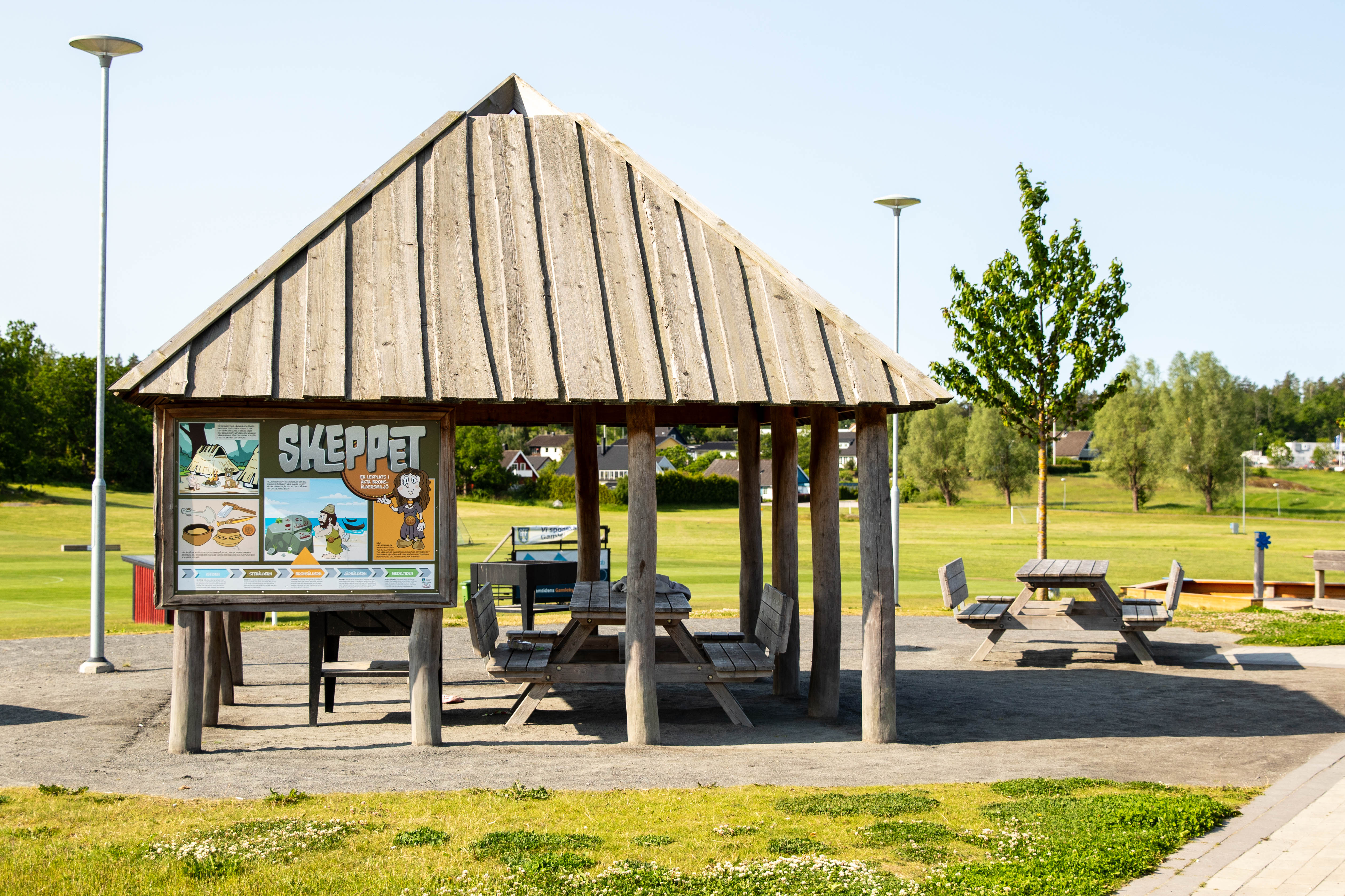 Lekplatsen i Gamleby.