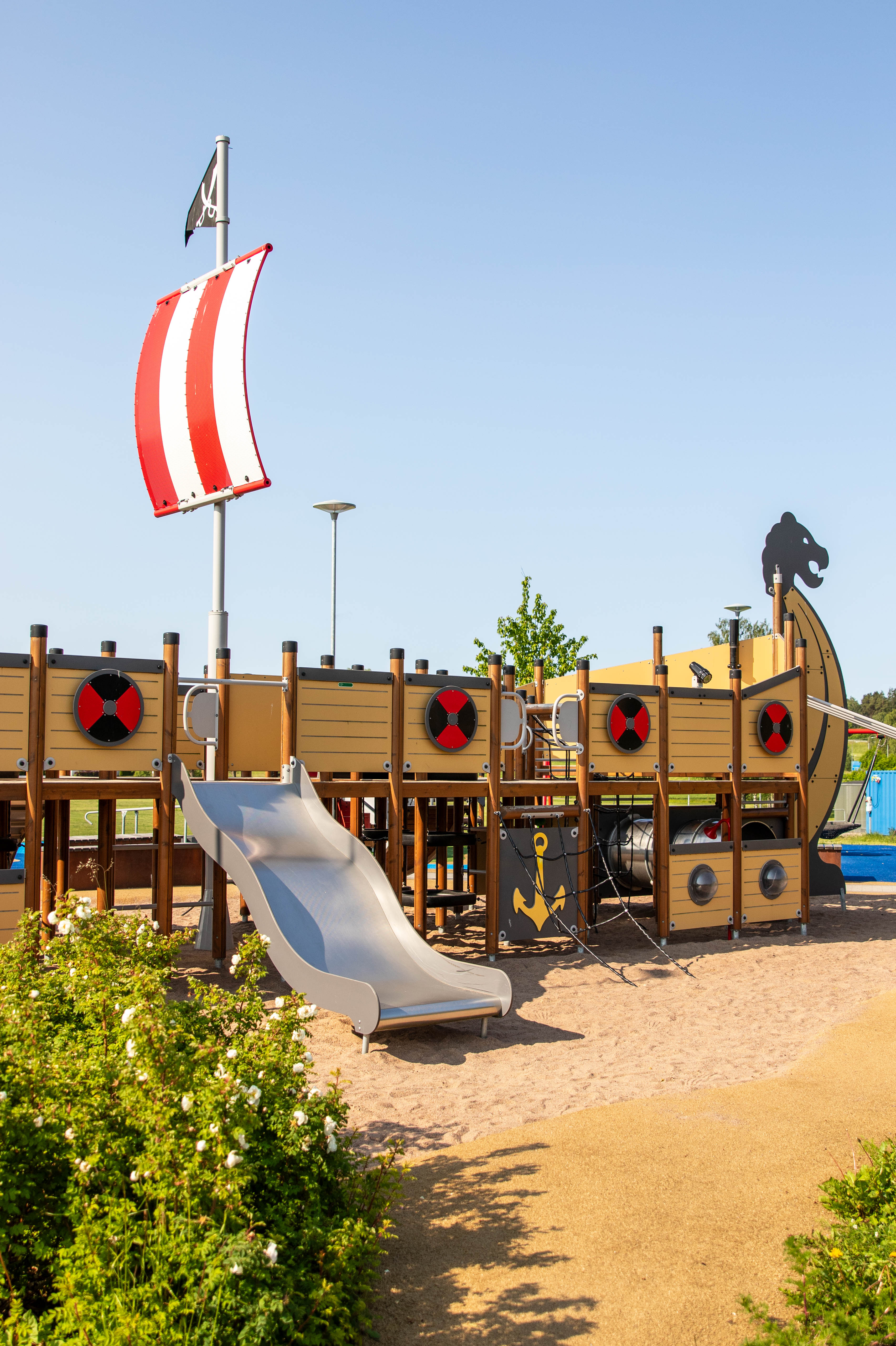 Lekplatsen i Gamleby.