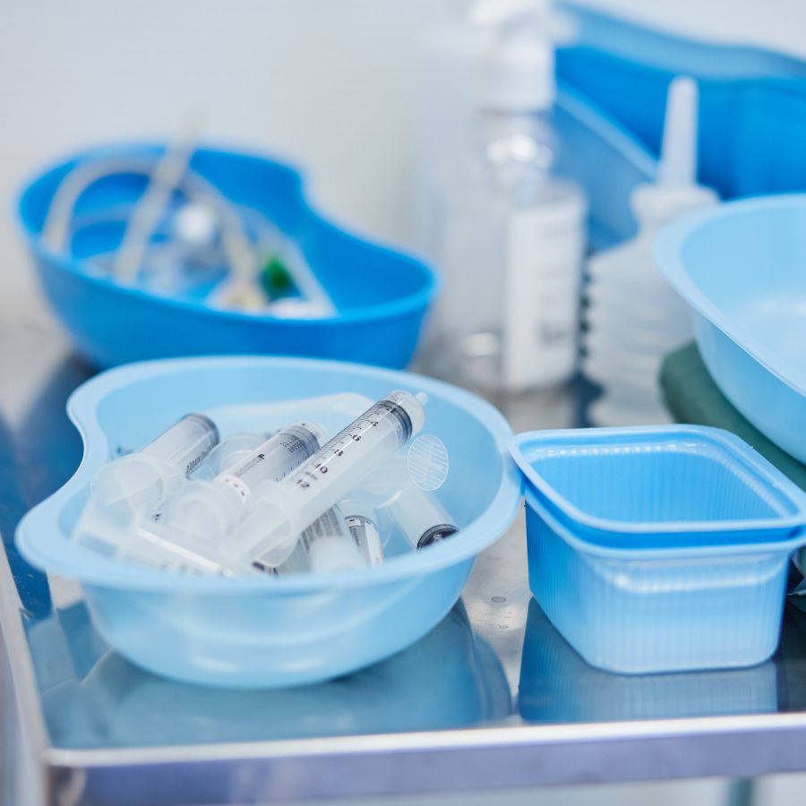 Bild med sprutor i en rondskål.