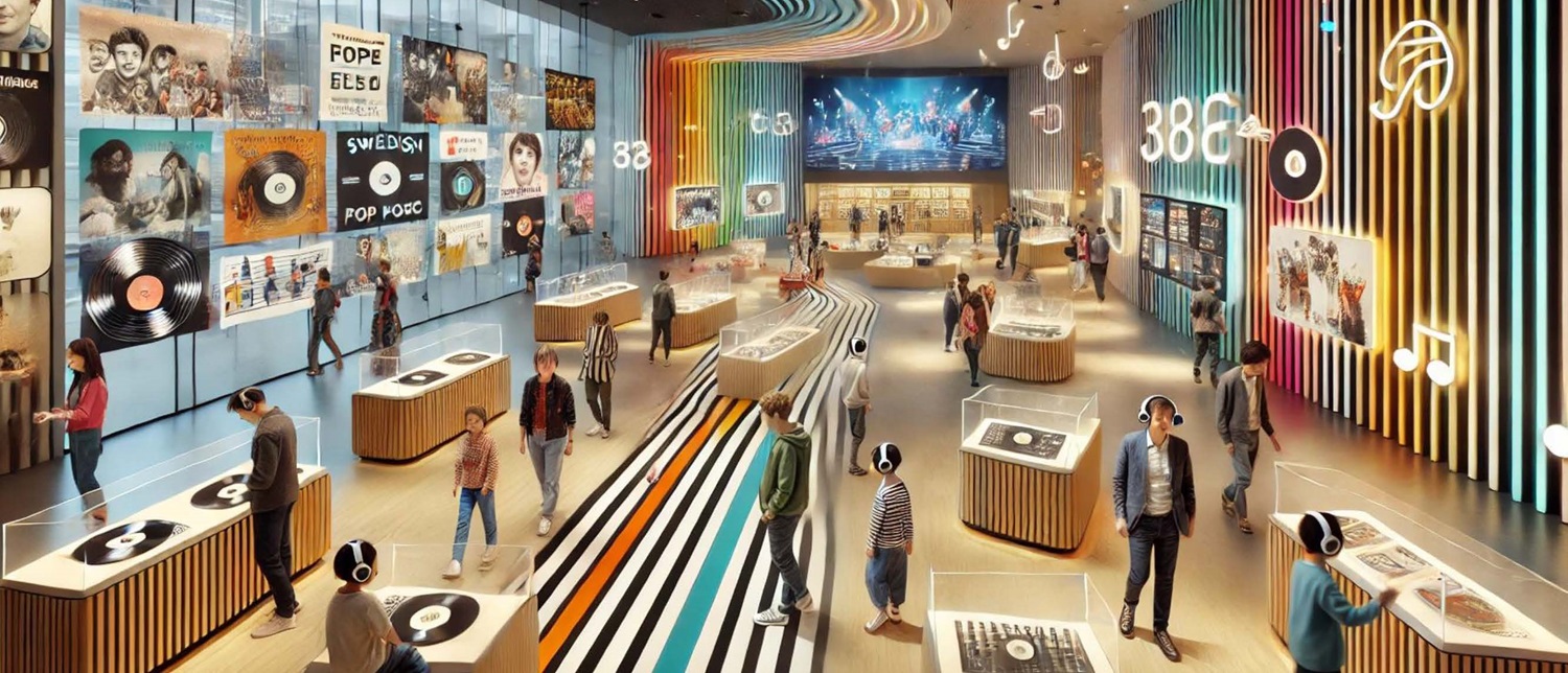 Idéskiss på hur musikmuseet i Västervik kan se ut. 