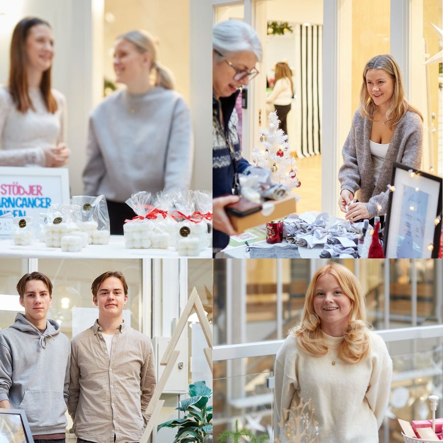 Fyra olika UF företag.