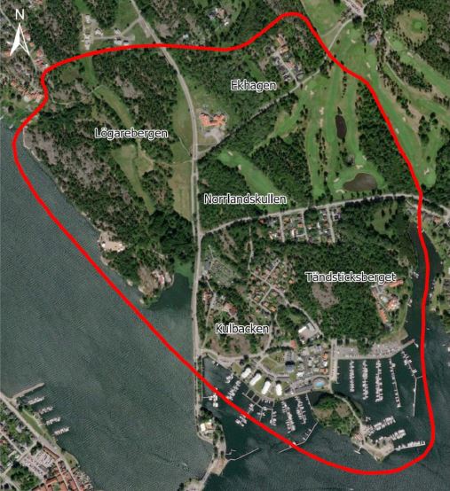 Utredningsområdets avgränsning utredningsområdets avgränsning med utpekade delområden