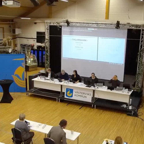 stillbild från ett KF-sammanträde