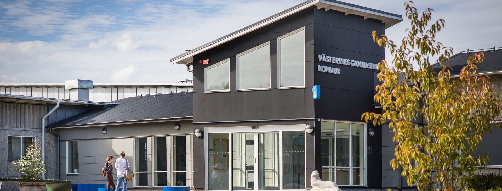 Västerviks gymnasium.