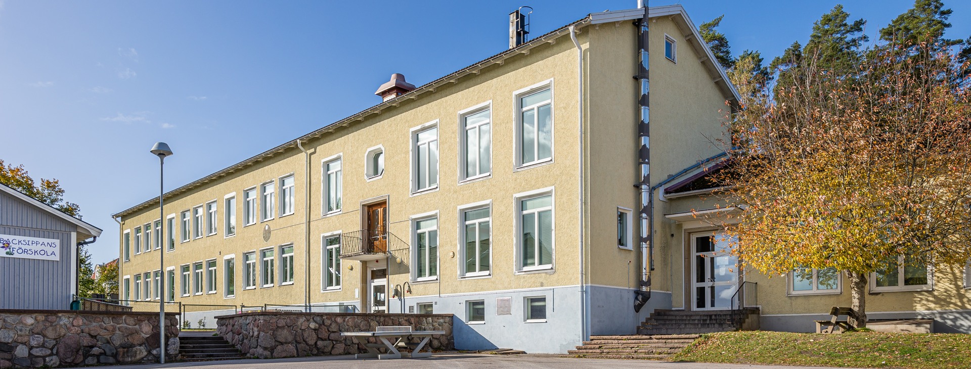 Fasad Blackstad skola