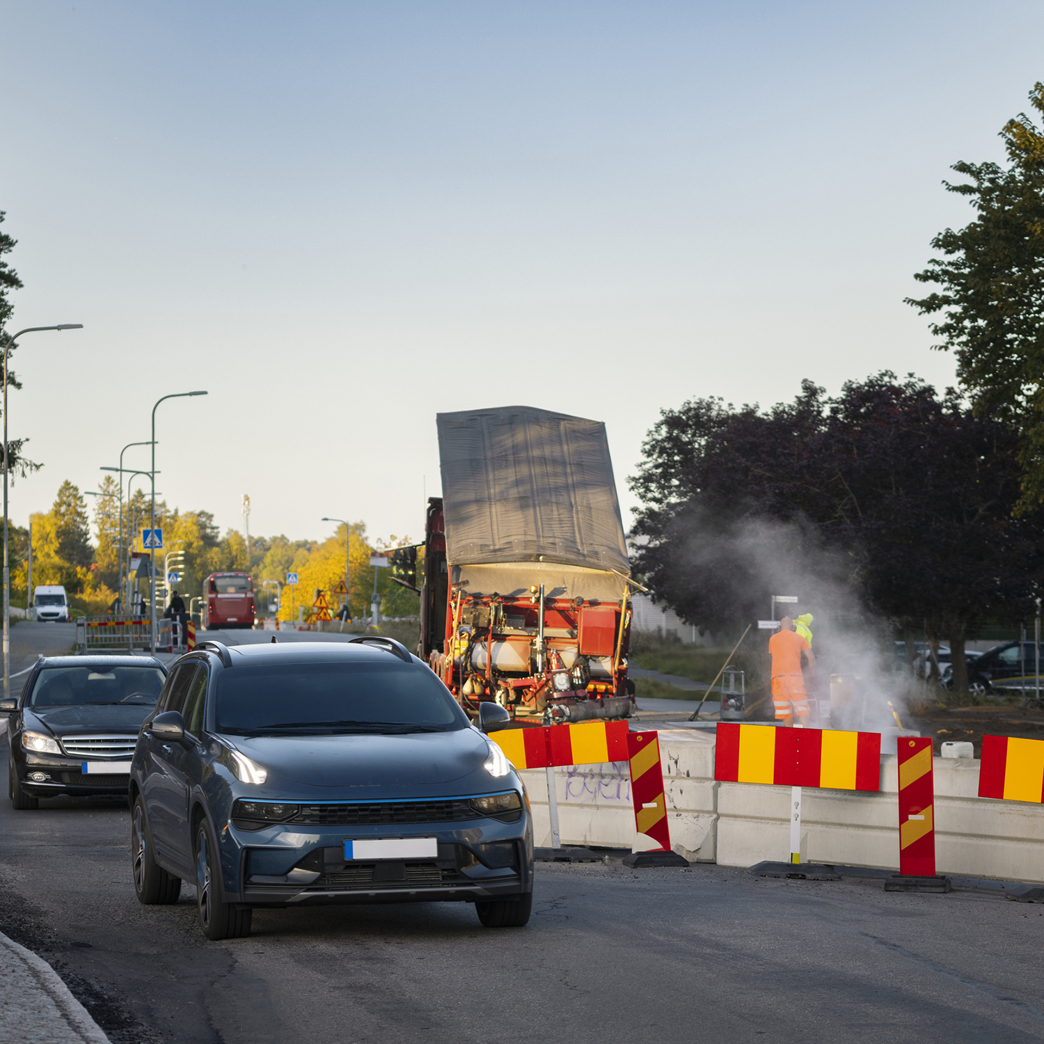 bild asfalteringsarbete