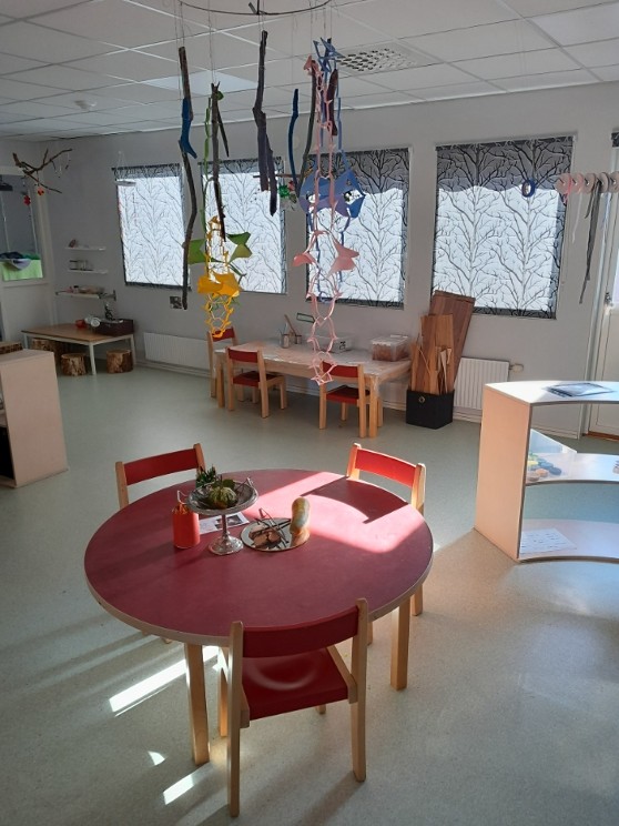 Förskolan Gunnebo interiör Pedagogisk miljö