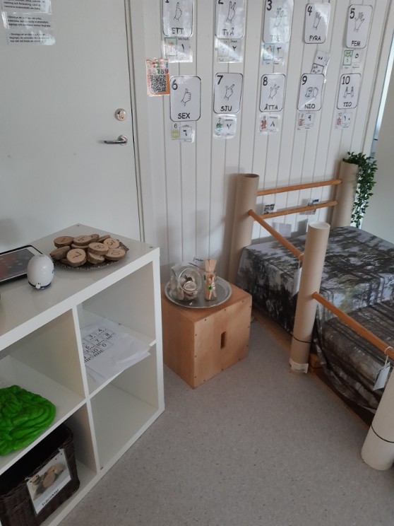 Förskolan Gunnebo interiör Pedagogisk miljö